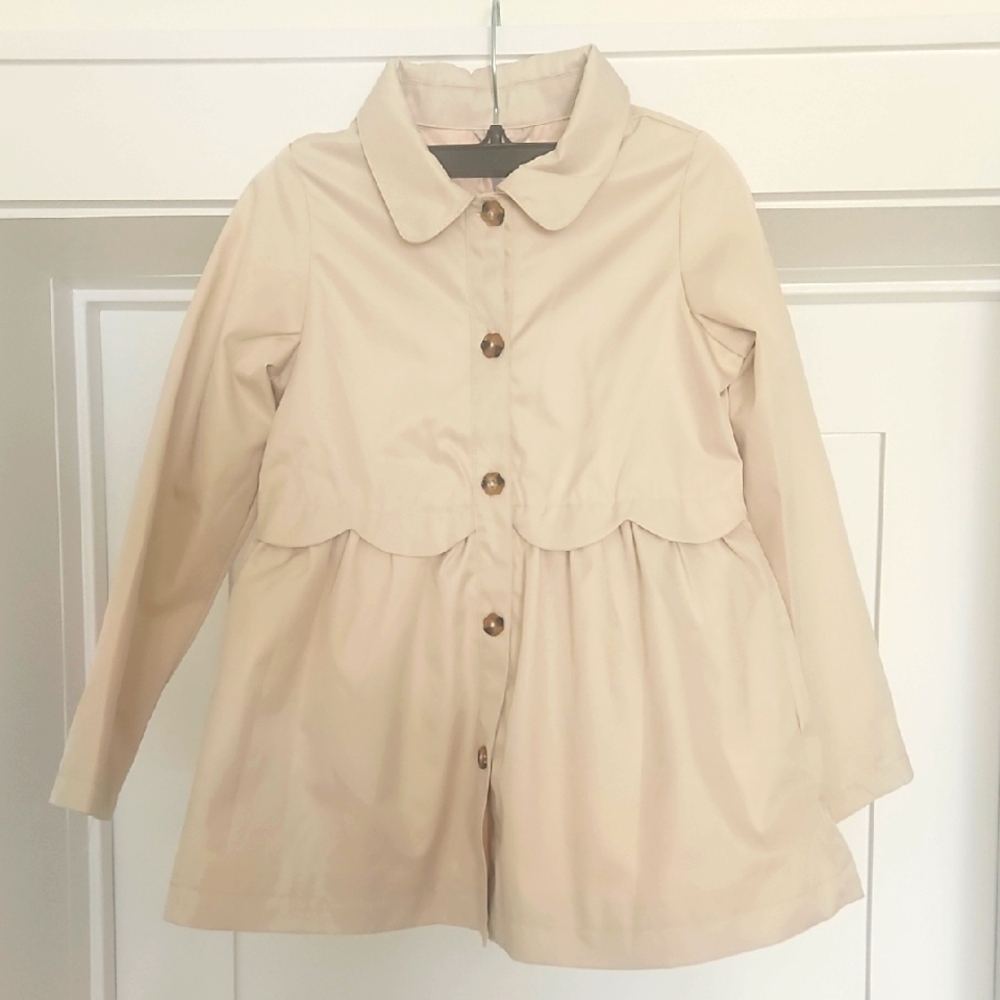 Tahari For Girls Lightweight Jacket with Button Details